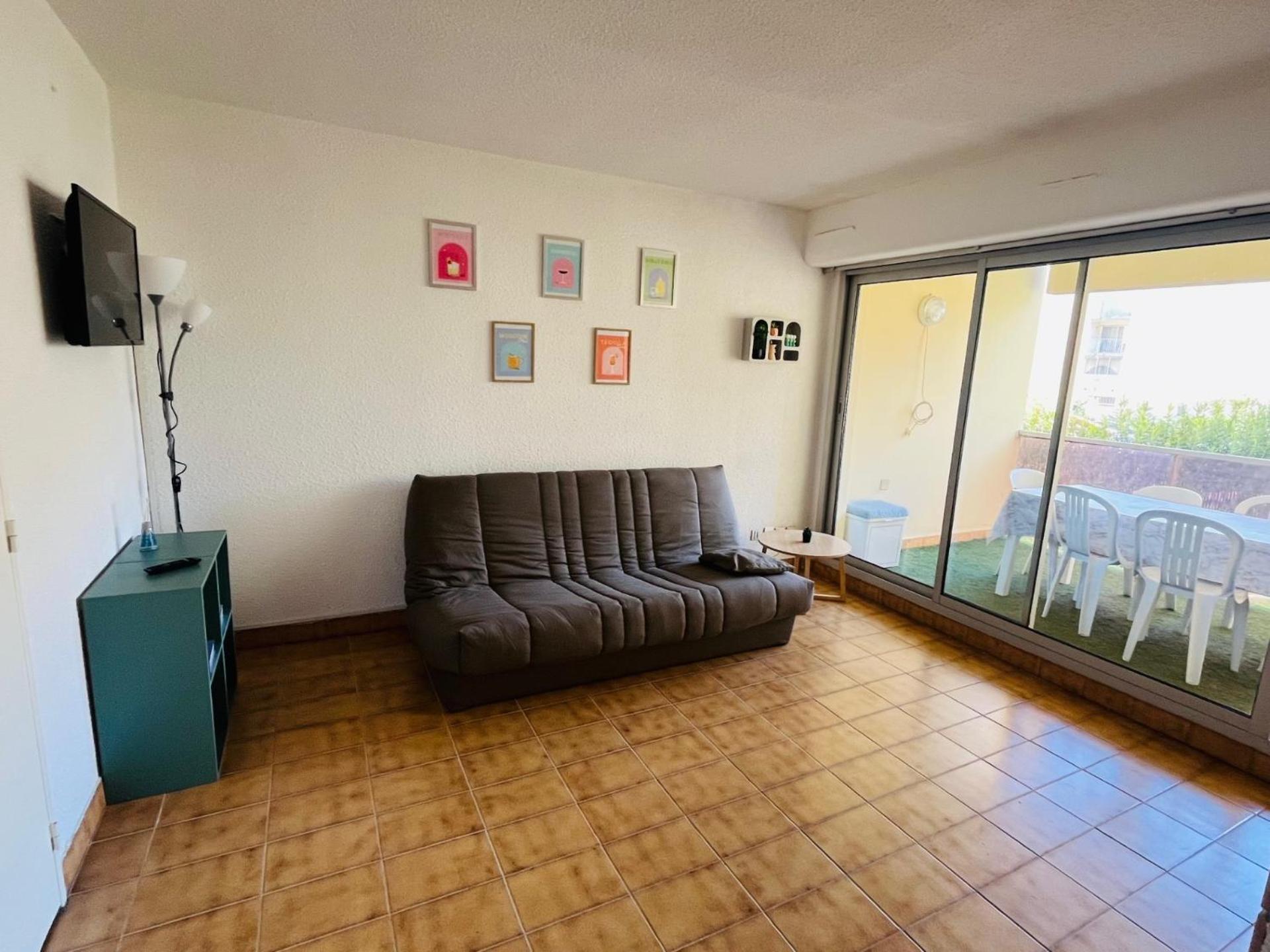 T2 ,4 Couchages ,Climatise ,Terrace ,En Face D'Aqualand ,Plage Rochelongue Agde Bagian luar foto